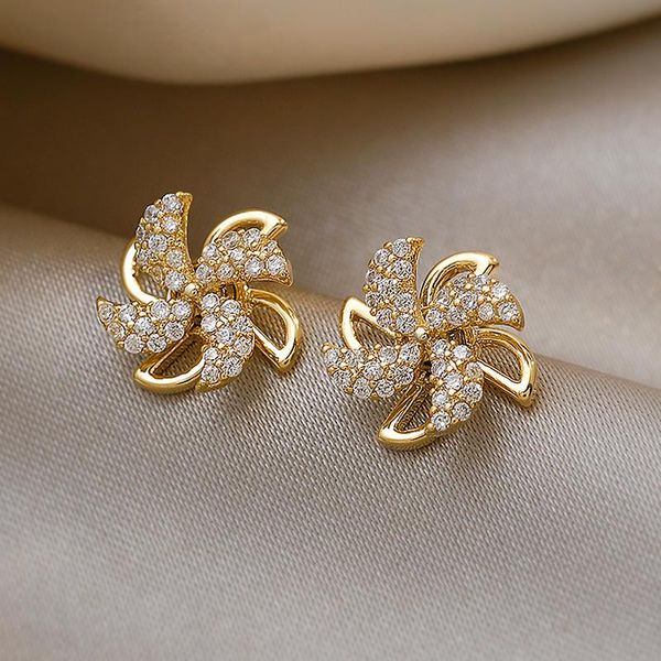 stud korean fashion dainty spinning windmill earrings for women 2021 punk gold color zirconia studs funny vintage jewelry, Golden;silver
stud korean fashion dainty spinning windmill earrings for women 2021 punk gold color zirconia studs funny vintage jewelry, Golden;silver