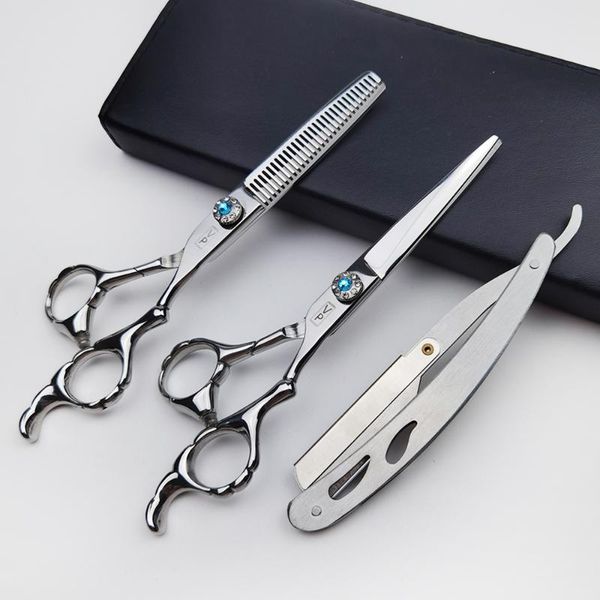 hair scissors professional 6 '' black bearing cutting barber tools haircut thinning hairdressing japan 440c st
hair scissors professional 6 '' black bearing cutting barber tools haircut thinning hairdressing japan 440c st