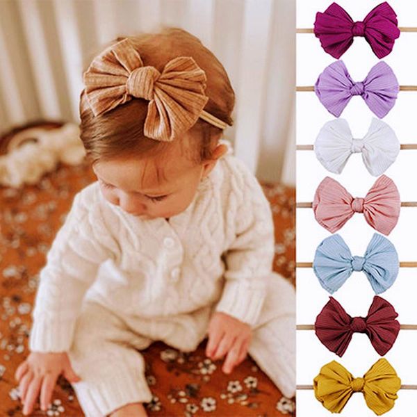 4.5 hair bows elastic nylon headband for girls bowknot infant cute clip kids bands accessories, Slivery;white
4.5 hair bows elastic nylon headband for girls bowknot infant cute clip kids bands accessories, Slivery;white