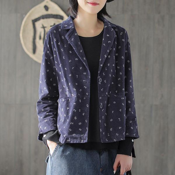 spring autumn arts female style sleeve long retro short cotton coats number velvet printing casual jackets d449, Black;brown
spring autumn arts female style sleeve long retro short cotton coats number velvet printing casual jackets d449, Black;brown