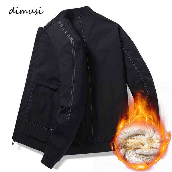 dimusi men's bomber jacket winter fashion male fleece warm coats casual outwear thermal slim fit baseball jackets mens clothing y1122, Black;brown
dimusi men's bomber jacket winter fashion male fleece warm coats casual outwear thermal slim fit baseball jackets mens clothing y1122, Black;brown