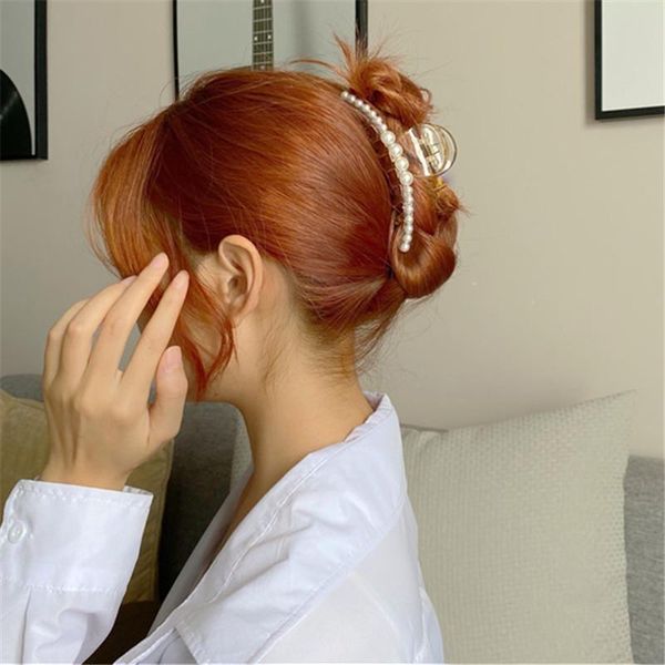 hair clips & barrettes pearl clip back head grip web celebrity ins2021 accessories headdress elegant quality, Golden;silver
hair clips & barrettes pearl clip back head grip web celebrity ins2021 accessories headdress elegant quality, Golden;silver