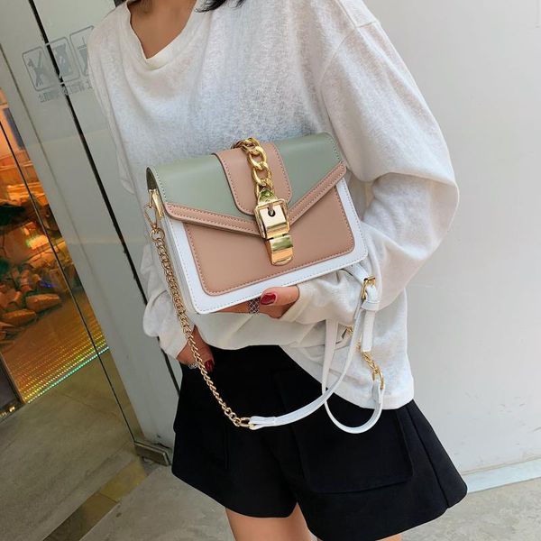 small summer contrast color pu leather crossbody bags for women 2021 chain shoulder handbags lady luxury female
small summer contrast color pu leather crossbody bags for women 2021 chain shoulder handbags lady luxury female