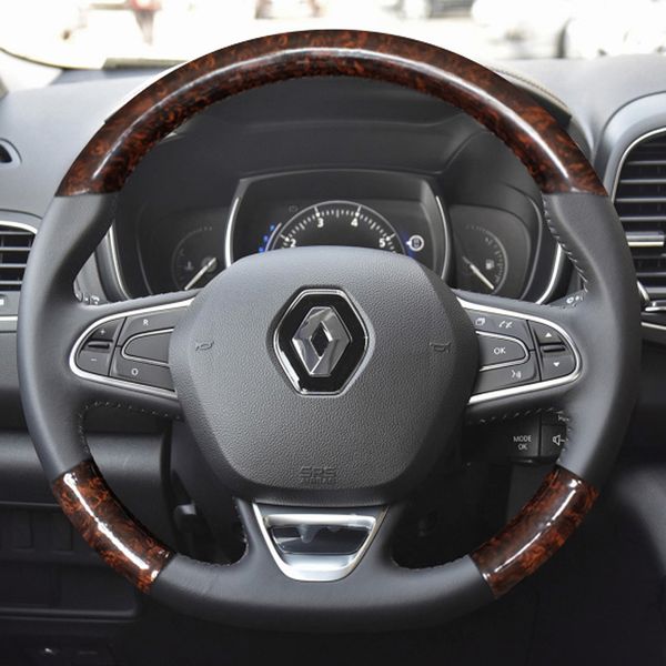 for renault koleos kadjar modification accessories diy custom made imitation peach wood interior leather steering wheel cover
for renault koleos kadjar modification accessories diy custom made imitation peach wood interior leather steering wheel cover
