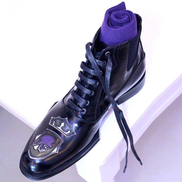 fashion full grain leather boots gentlemen lace up elastic high embroidery mens boots martin shoes, Black
fashion full grain leather boots gentlemen lace up elastic high embroidery mens boots martin shoes, Black