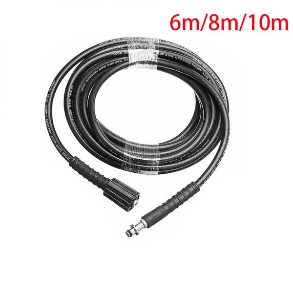 6m/8m/10m high pressure washer water cleaning hose 22mm-14mm ports to 10mm for karcher k2 k3 k4 k5 k series gun & snow foam lance
6m/8m/10m high pressure washer water cleaning hose 22mm-14mm ports to 10mm for karcher k2 k3 k4 k5 k series gun & snow foam lance