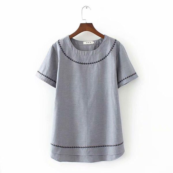 women's t-shirt plus size casual tshirts large short sleeve summer shirts vintage, White
women's t-shirt plus size casual tshirts large short sleeve summer shirts vintage, White
