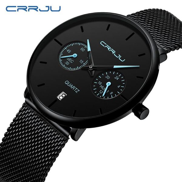 wristwatches blue quartz clock crrju mens watches watch for men ultra-thin waterproof wrist relogio masculino, Slivery;brown
wristwatches blue quartz clock crrju mens watches watch for men ultra-thin waterproof wrist relogio masculino, Slivery;brown