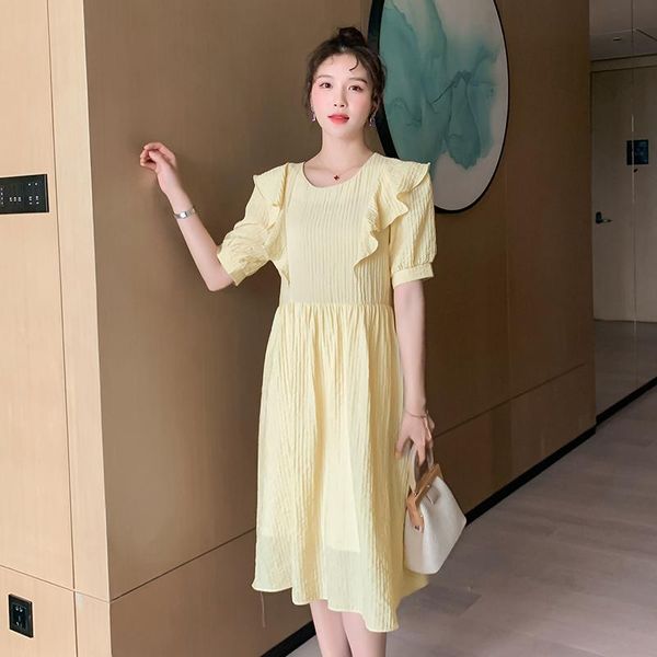 maternity dresses 083# dress summer short sleeves o neck cotton solid color easy matching loose stylish pregnant women mom, White
maternity dresses 083# dress summer short sleeves o neck cotton solid color easy matching loose stylish pregnant women mom, White