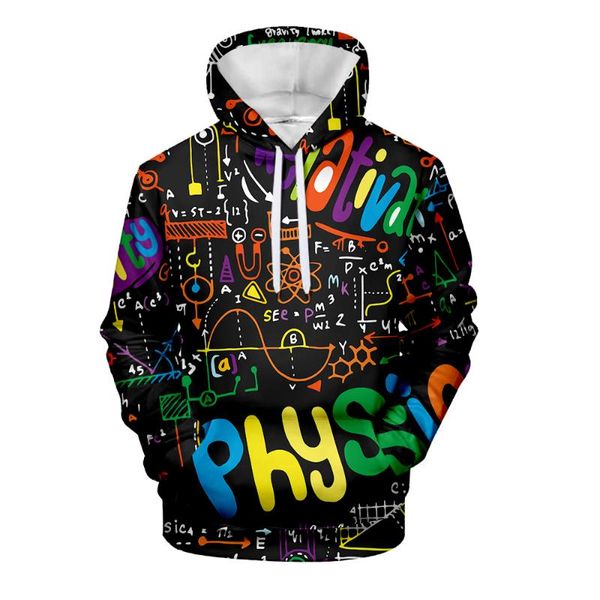 men's hoodies & sweatshirts 11 styles science formula colorful 3d print man woman funny math logistics chemistry streetwear, Black
men's hoodies & sweatshirts 11 styles science formula colorful 3d print man woman funny math logistics chemistry streetwear, Black