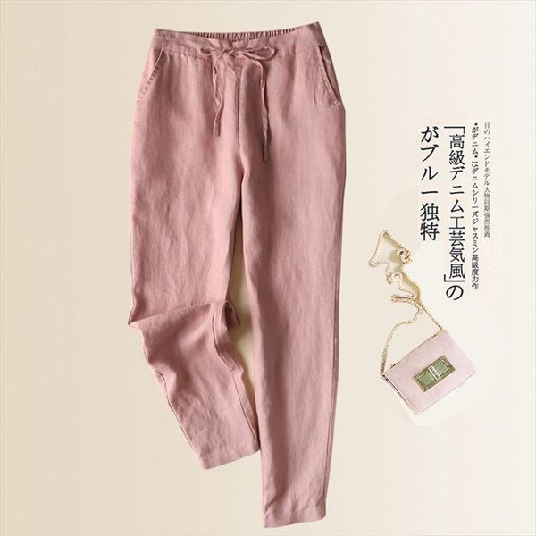 spring summer fashion japan harajuku womens capri style cotton linen ankle length trousers female casual slim fit pants, Black;white
spring summer fashion japan harajuku womens capri style cotton linen ankle length trousers female casual slim fit pants, Black;white
