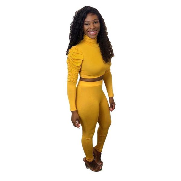two piece dress 2021 winter women sets full sleeve crop pants suits set casual fashion solid tracksuits fitness outfits, White
two piece dress 2021 winter women sets full sleeve crop pants suits set casual fashion solid tracksuits fitness outfits, White