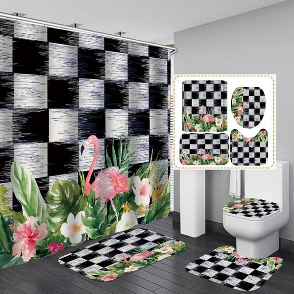 shower curtains pink flamingo printed geometric curtain with hooks 4pcs set rug mat lid toilet cover bathroom waterproof high end
shower curtains pink flamingo printed geometric curtain with hooks 4pcs set rug mat lid toilet cover bathroom waterproof high end