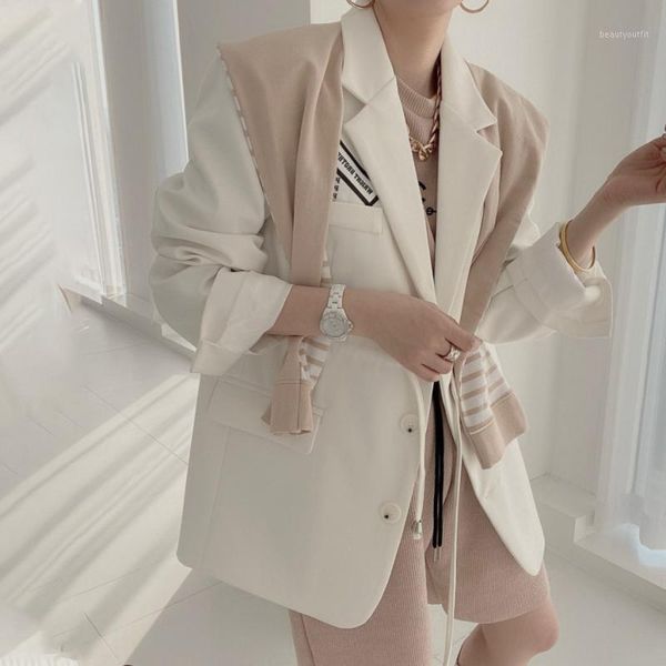 women's suits & blazers 2021 women autumn winter white blazer jacket coat office lady drawstring waistbelt slim overcoat outwear letter, White;black
women's suits & blazers 2021 women autumn winter white blazer jacket coat office lady drawstring waistbelt slim overcoat outwear letter, White;black