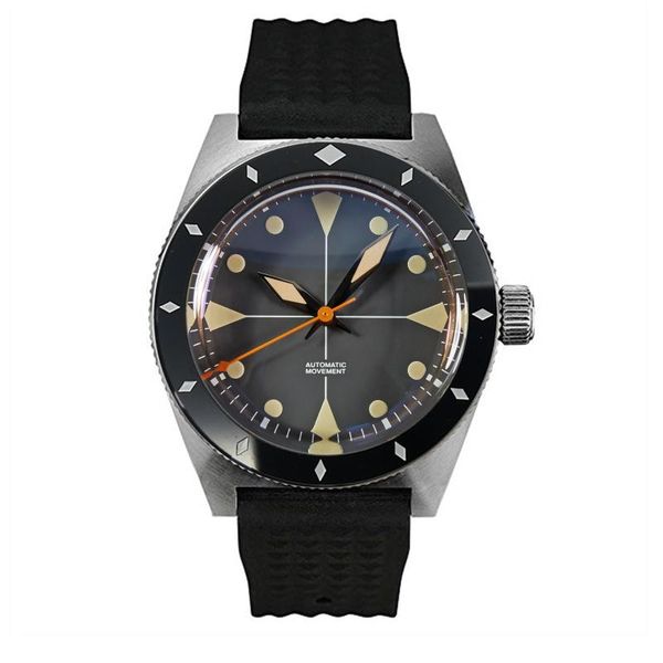 wristwatches 40mm black dial ceramic bezel domed crystal 200m water resistance japan nh35 automatic men's watch, Slivery;brown
wristwatches 40mm black dial ceramic bezel domed crystal 200m water resistance japan nh35 automatic men's watch, Slivery;brown