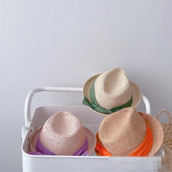 summer cute boys and girls fashion bowknot jazz hat children all-match straw sunhats caps & hats, Yellow
summer cute boys and girls fashion bowknot jazz hat children all-match straw sunhats caps & hats, Yellow