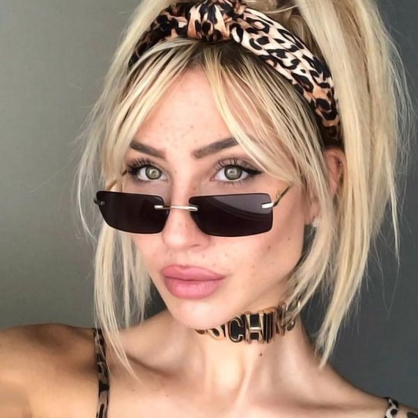 designer women men brand sunglasses no border anti uv fashion high street trend square sung lasses, White;black
designer women men brand sunglasses no border anti uv fashion high street trend square sung lasses, White;black