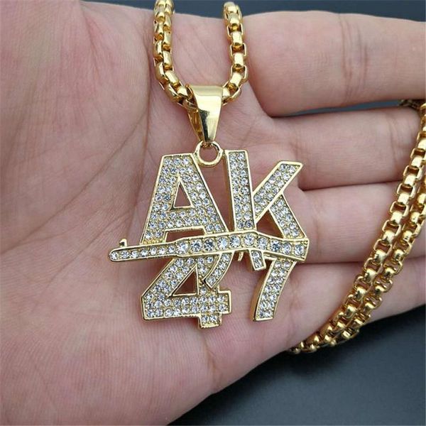 pendant necklaces hip hop men's necklace male stainless steel iced out bling gun & chains for men/women jewelry, Silver
pendant necklaces hip hop men's necklace male stainless steel iced out bling gun & chains for men/women jewelry, Silver