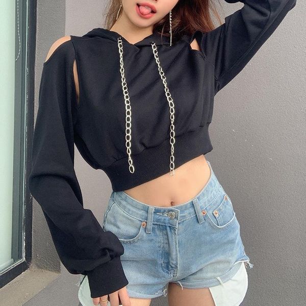women's hoodies & sweatshirts black fashion girls chains short sweatshirt pullover women spring autumn 2021 ladies off shoulder casual
women's hoodies & sweatshirts black fashion girls chains short sweatshirt pullover women spring autumn 2021 ladies off shoulder casual