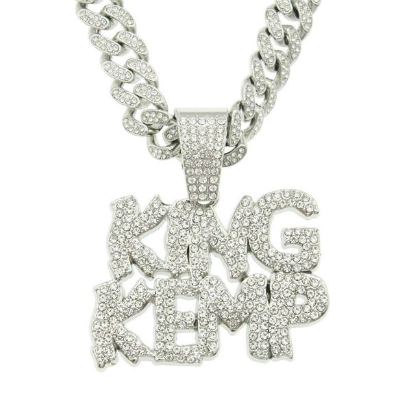 pendant necklaces men women hip hop iced out king kemp necklace with 13mm width miami cuban chain hiphop fashion jewelry, Silver
pendant necklaces men women hip hop iced out king kemp necklace with 13mm width miami cuban chain hiphop fashion jewelry, Silver