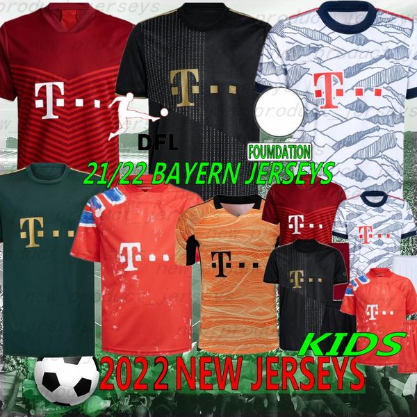 thai 21/22 münchen sané soccer jerseys lewandowski gnabry müller coman musiala davies goretzka kimmich tolisso boateng men kids kits footbal, Black;yellow
thai 21/22 münchen sané soccer jerseys lewandowski gnabry müller coman musiala davies goretzka kimmich tolisso boateng men kids kits footbal, Black;yellow