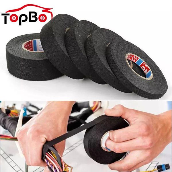 car organizer cloth tape tesa type coroplast adhesive for cable harness wiring loom protection 9/15/25mm length tie 
car organizer cloth tape tesa type coroplast adhesive for cable harness wiring loom protection 9/15/25mm length tie