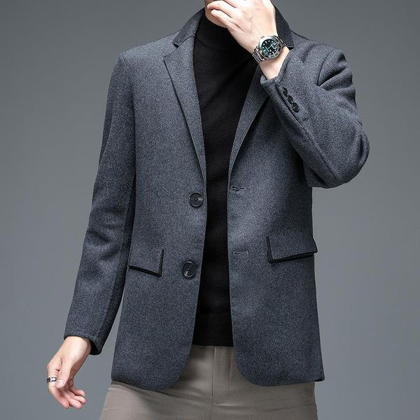 men's suits & blazers autumn winter men fashion cashmere wool gray black single-breasted notched collar woolen suit jackets male plain, White;black
men's suits & blazers autumn winter men fashion cashmere wool gray black single-breasted notched collar woolen suit jackets male plain, White;black