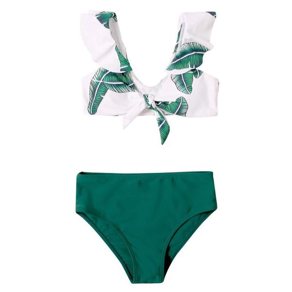girls' two-piece swimsuit leaf print bandage plaid camisole swimwear children lace bow bathing suit summer baby girls bikini one-pieces, Black
girls' two-piece swimsuit leaf print bandage plaid camisole swimwear children lace bow bathing suit summer baby girls bikini one-pieces, Black