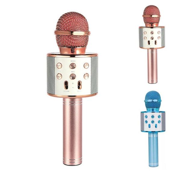 microphones wireless karaoke microphone bluetooth-compatible handheld portable speaker home ktv player dancing led lights record function
microphones wireless karaoke microphone bluetooth-compatible handheld portable speaker home ktv player dancing led lights record function