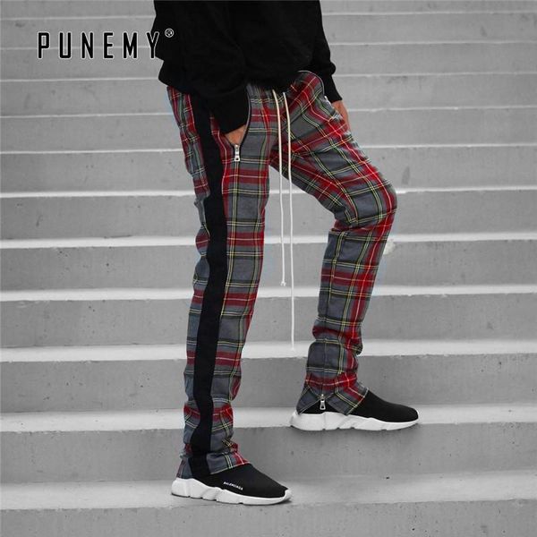 pants men joggers scotland striped pattern drawstring ankle zipper skinny tracksuit bottoms hip hop streetwear trousers men's, Black
pants men joggers scotland striped pattern drawstring ankle zipper skinny tracksuit bottoms hip hop streetwear trousers men's, Black