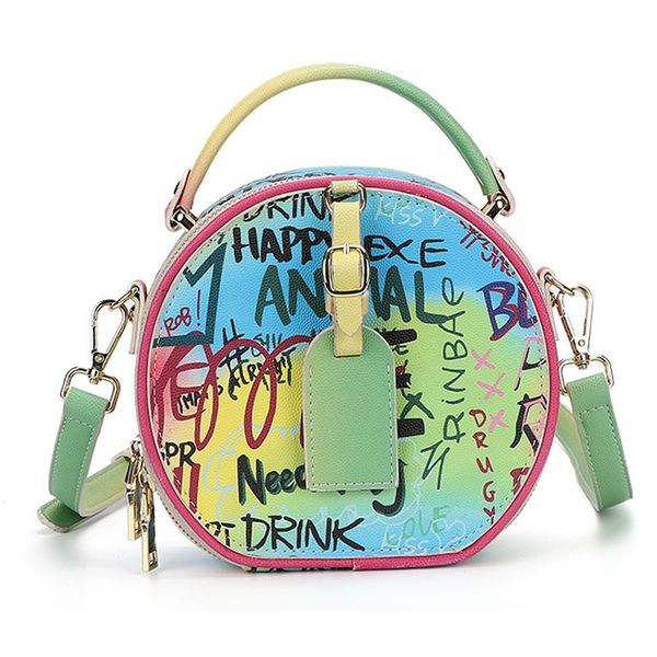 evening bags quality pu high leather women handbags shoulder fashion crossbody for casual female graffiti round messenger bag
evening bags quality pu high leather women handbags shoulder fashion crossbody for casual female graffiti round messenger bag