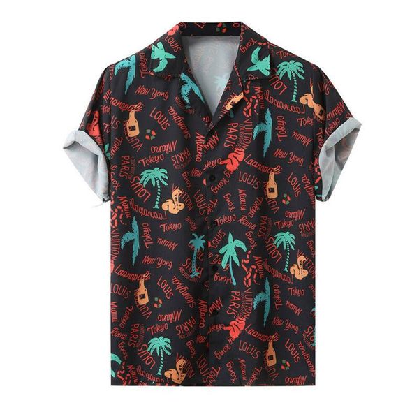 men's shirts 2021 hawaiian floral coconut-tree shirt beach summer party holiday men casual, White;black
men's shirts 2021 hawaiian floral coconut-tree shirt beach summer party holiday men casual, White;black