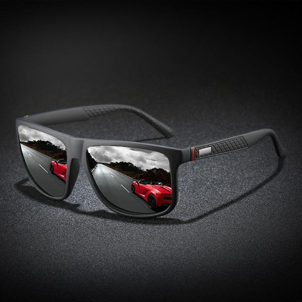 sunglasses fashion polarized man women mirror plastic square shades uv400 driving sport sun glasses with box, White;black
sunglasses fashion polarized man women mirror plastic square shades uv400 driving sport sun glasses with box, White;black