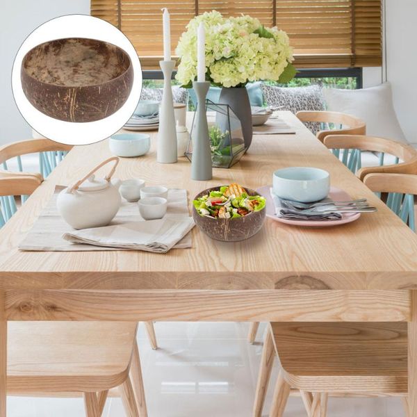 bowls 1pc multi-purpose coconut wood bowl household shell dessert salad 
bowls 1pc multi-purpose coconut wood bowl household shell dessert salad