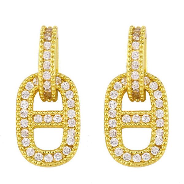 hoop & huggie dangle small earrings for women cz crystal earing geometric gold color stud pig nose giltter drop girl 2021 jewelry, Golden;silver
hoop & huggie dangle small earrings for women cz crystal earing geometric gold color stud pig nose giltter drop girl 2021 jewelry, Golden;silver