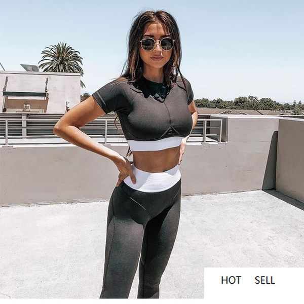 2pcs women yoga sportswear long sleeve crop hight waist leggings clothing workout clothes, White;red
2pcs women yoga sportswear long sleeve crop hight waist leggings clothing workout clothes, White;red