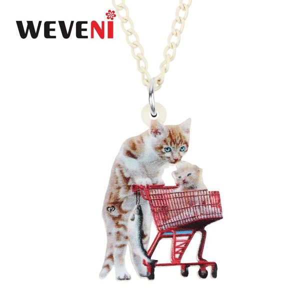 pendant necklaces weveni acrylic cute orange cat kitten cart necklace fashion long chain unique charms gifts party jewelry for women girls, Silver
pendant necklaces weveni acrylic cute orange cat kitten cart necklace fashion long chain unique charms gifts party jewelry for women girls, Silver
