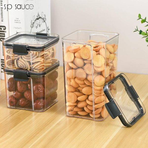 storage container plastic kitchen refrigerator noodle box multigrain tank transparent sealed fall resistant bottles & jars
storage container plastic kitchen refrigerator noodle box multigrain tank transparent sealed fall resistant bottles & jars