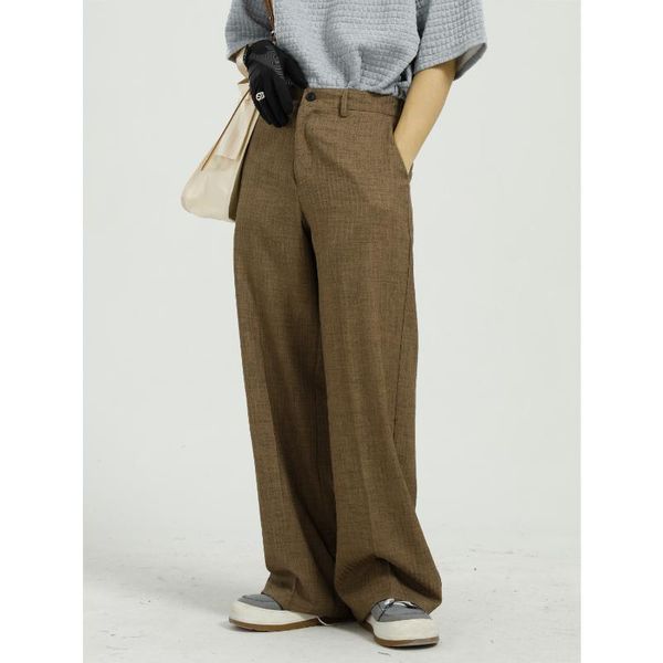 men's clothing - 2021 spring product korean version loose and versatile personality trend simple middle waist leisure pants, Black
men's clothing - 2021 spring product korean version loose and versatile personality trend simple middle waist leisure pants, Black