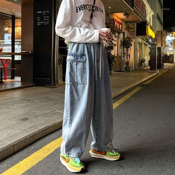 men's jeans loose cargo blue pants for mens 2021 fashion trends clothing teens oversize pockets baggy denim trousers japan streetwear
men's jeans loose cargo blue pants for mens 2021 fashion trends clothing teens oversize pockets baggy denim trousers japan streetwear