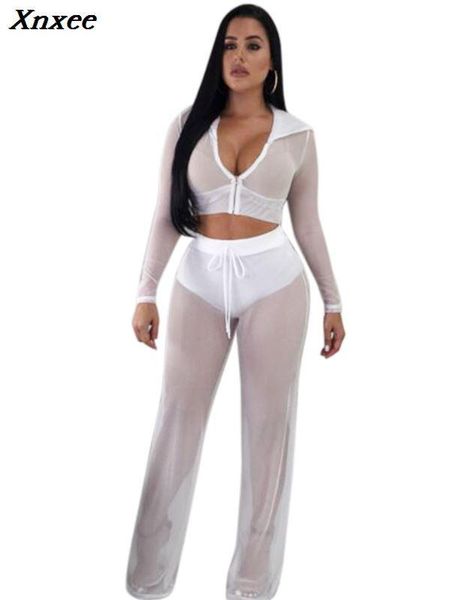 xnxee women's mesh zip black long sleeve transparent two piece set women summer 2021 and pants tracksuits, Gray
xnxee women's mesh zip black long sleeve transparent two piece set women summer 2021 and pants tracksuits, Gray