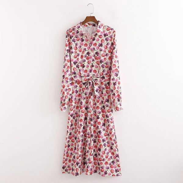 women dress floral printed collared belted elegant fashion casual midi woman dresses femme robe ropa mujer vestidos 210420, Black;gray
women dress floral printed collared belted elegant fashion casual midi woman dresses femme robe ropa mujer vestidos 210420, Black;gray