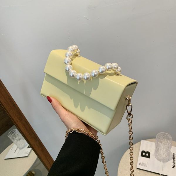 solid color box bag pearl tote 2021 summer pu leather women's designer handbag chain shoulder messenger cross body
solid color box bag pearl tote 2021 summer pu leather women's designer handbag chain shoulder messenger cross body