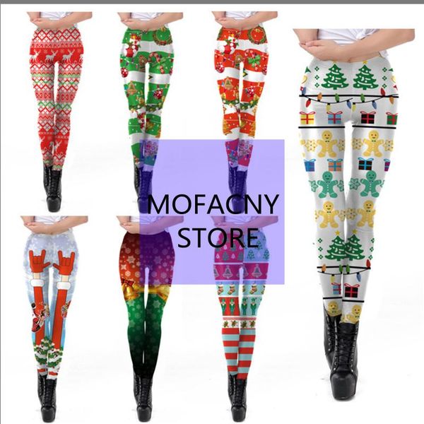 women's leggings women christmas cartoon santa claus 3d digital printed mid rise pants cosplay costume workout slim ladies trousers, Black
women's leggings women christmas cartoon santa claus 3d digital printed mid rise pants cosplay costume workout slim ladies trousers, Black