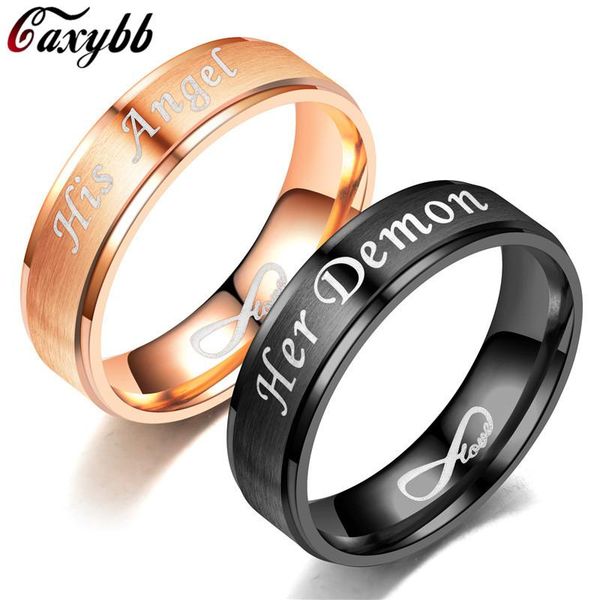 wedding rings 2021 fashion diy couple jewelry her demon and his angel stainless steel for women men, Slivery;golden
wedding rings 2021 fashion diy couple jewelry her demon and his angel stainless steel for women men, Slivery;golden