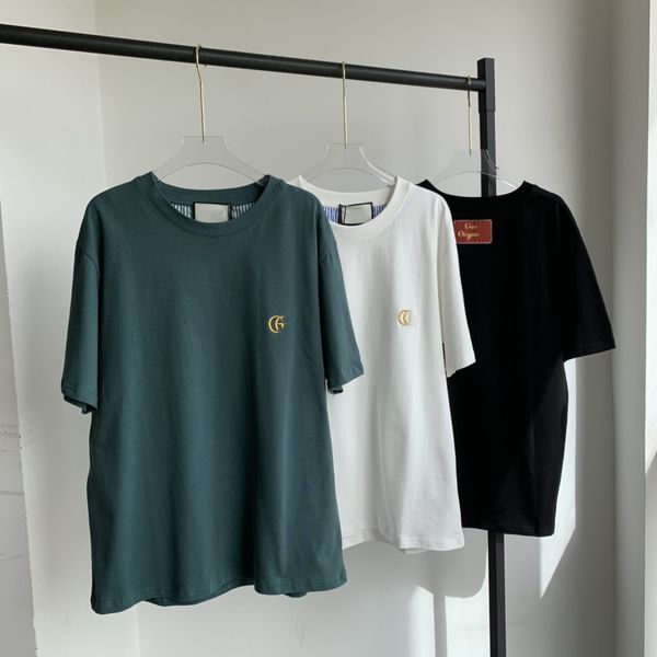 luxury design letter embroidery short sleeve t-shirt women's summer thickened fashion large size lovers casual loose half a1, White
luxury design letter embroidery short sleeve t-shirt women's summer thickened fashion large size lovers casual loose half a1, White
