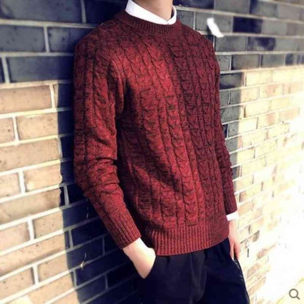 winter round neck coat thickened student pullover korean trendy men's winter long sve sweater, White;black
winter round neck coat thickened student pullover korean trendy men's winter long sve sweater, White;black