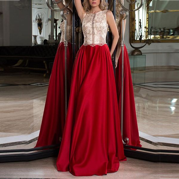 party dresses 2021 vintage red sleeveless evening gowns robe women full length cocktail fashion wedding guest prom vestidos, White;black
party dresses 2021 vintage red sleeveless evening gowns robe women full length cocktail fashion wedding guest prom vestidos, White;black