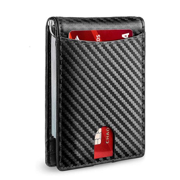 the wallet leather men's wallet fashion carbon fiber cowhide money clip ultra thin wallet, Black
the wallet leather men's wallet fashion carbon fiber cowhide money clip ultra thin wallet, Black