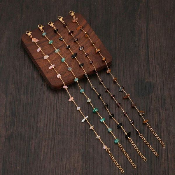 link, chain trendy natural stone bracelet anklet gold color leg foot beach ankle adjustable for women girls fashion jewelry, Black
link, chain trendy natural stone bracelet anklet gold color leg foot beach ankle adjustable for women girls fashion jewelry, Black